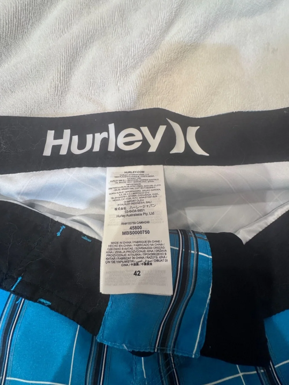 Hurley Mens Boardshorts Size 42